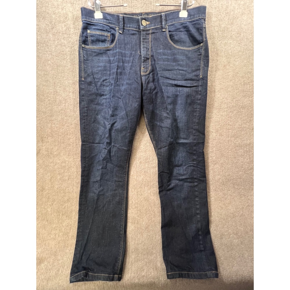 DL1961 Russell Slim Straight Dark Wash Denim Jeans Men Size 38